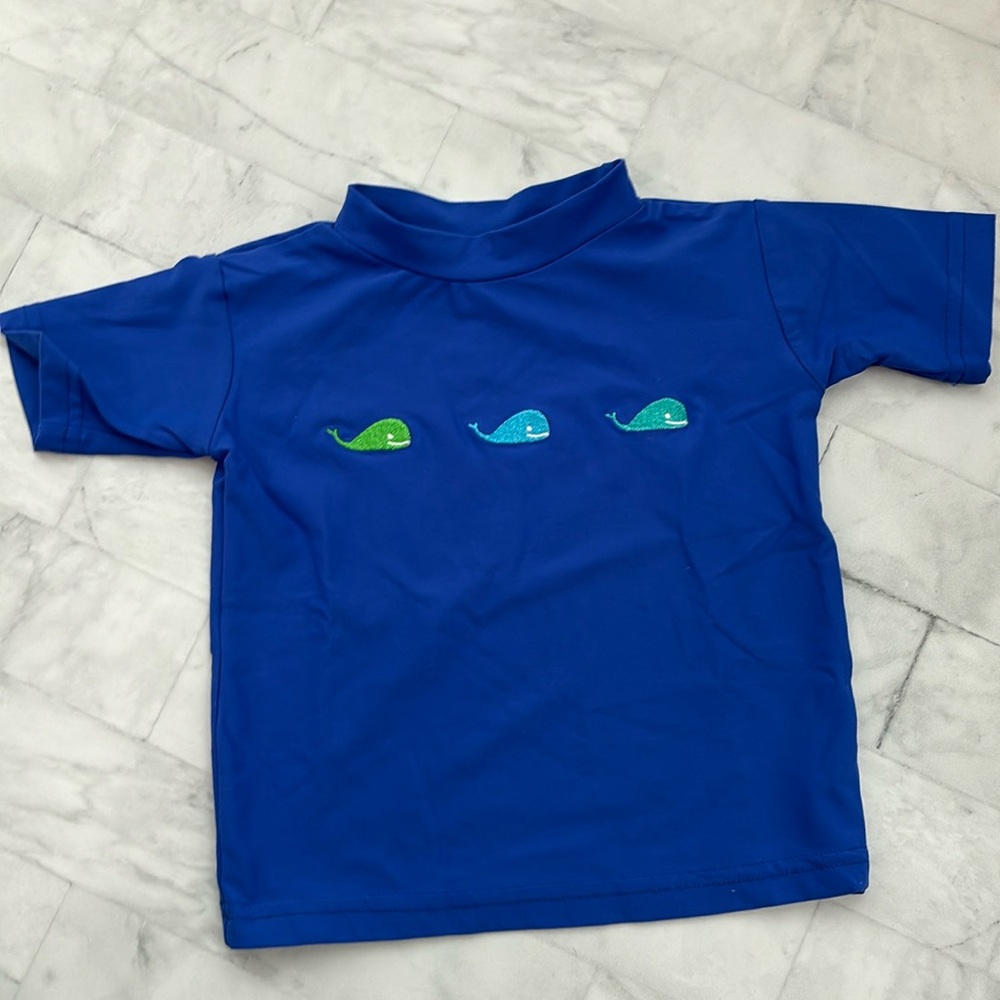 Florence Eiseman Baby Boy’s Whale Short-Sleeve Rashguard